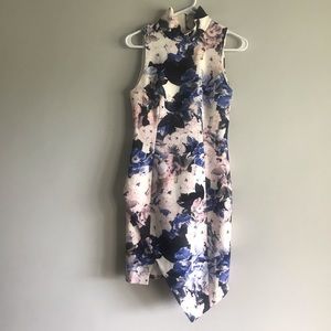 Floral Sheath Fitted Dress